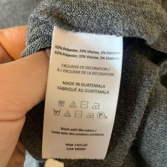 2/$25- Off the Shoulder / Grey / Flowing / Top - Picture 4 of 7